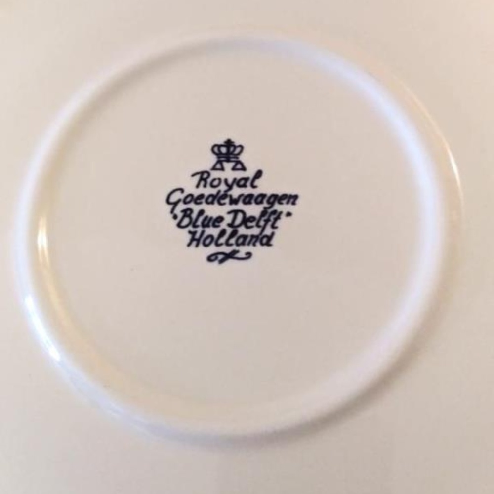Blue Delft Holland America Plate - Picture 3 of 3